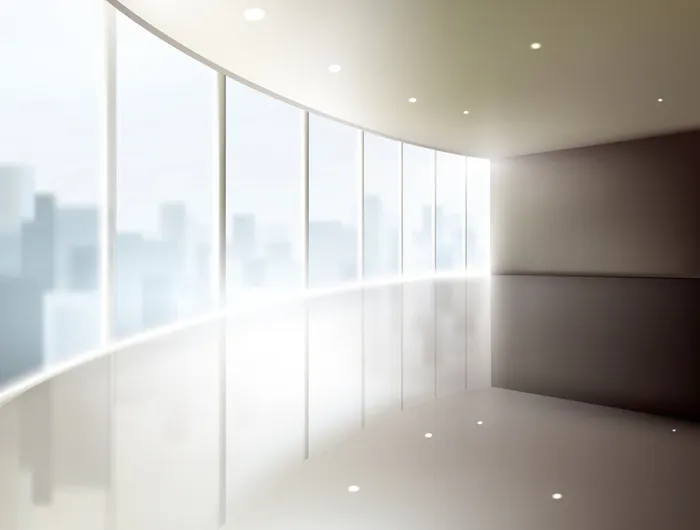 家居装修清新观景房窗户背景素材高清