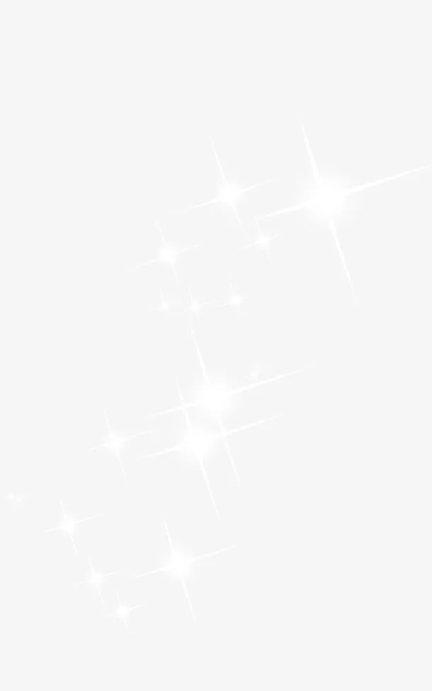 白色闪亮星星免抠背景底纹元素