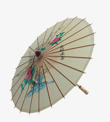 古代中国风雨伞免抠