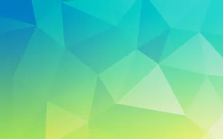 蓝色黄色渐变钻石免抠