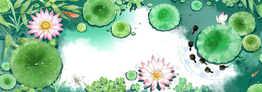 卡通小清新背景banner高清