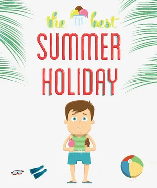 夏日假期免抠