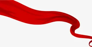 节日飘散丝绸效果免抠