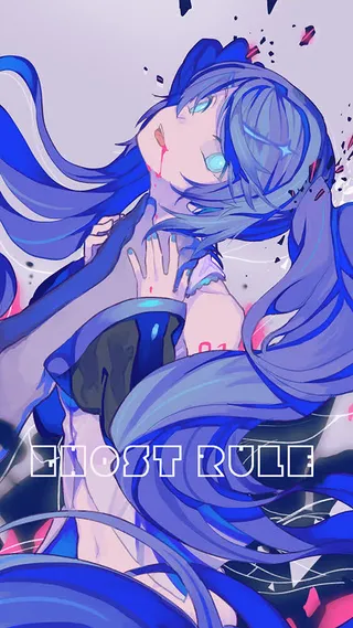 手绘受伤的漫画少女免抠