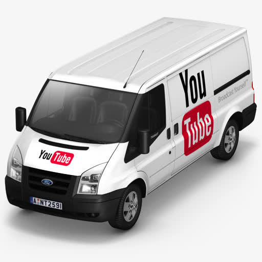 YouTube货车前面图标免抠