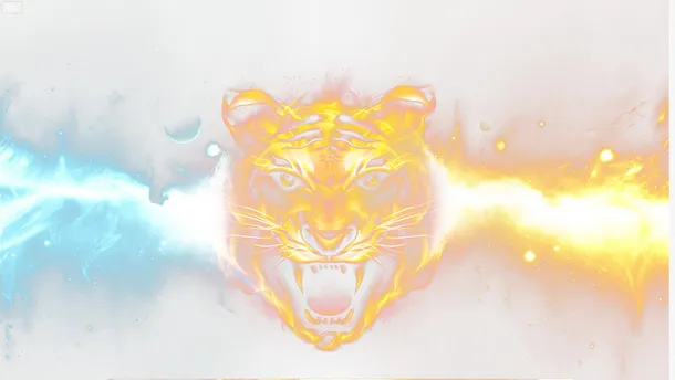 发光的老虎免抠