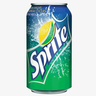 彩色简约装饰雪碧汽水设计图免抠