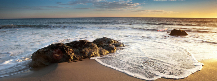 简约唯美海滩摄影背景高清