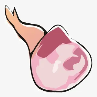 肥美的烤羊腿免抠