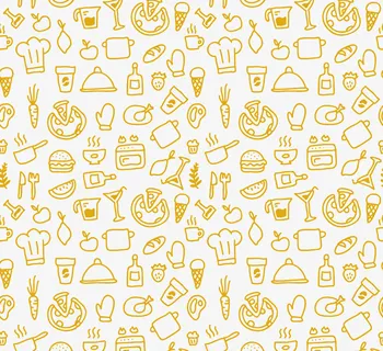 手绘食物底纹免抠