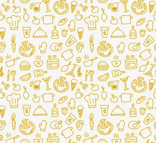 手绘食物底纹免抠