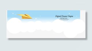 文案背景元素 天空蓝 淡色系