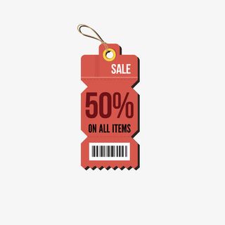 促销标签矢量免抠