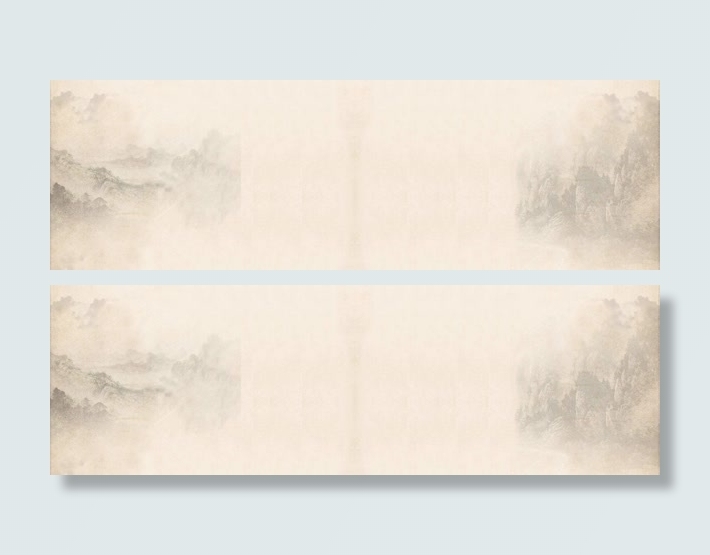 淘宝酒品中国风山水画背景banner