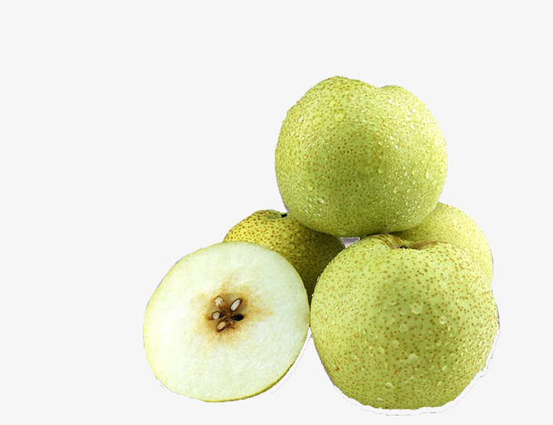 香甜可口皇冠梨PNG免抠