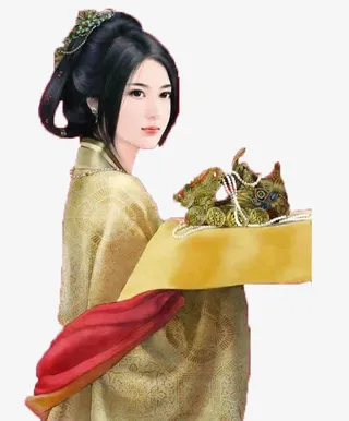 托盘里的凤冠免抠