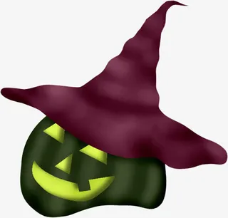 南瓜和帽子免抠