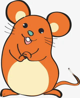 手绘老鼠卡通免抠