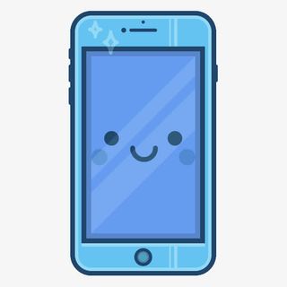 卡通苹果手机免抠