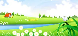 河岸绿色背景高清