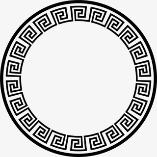 圆形中式边框免抠