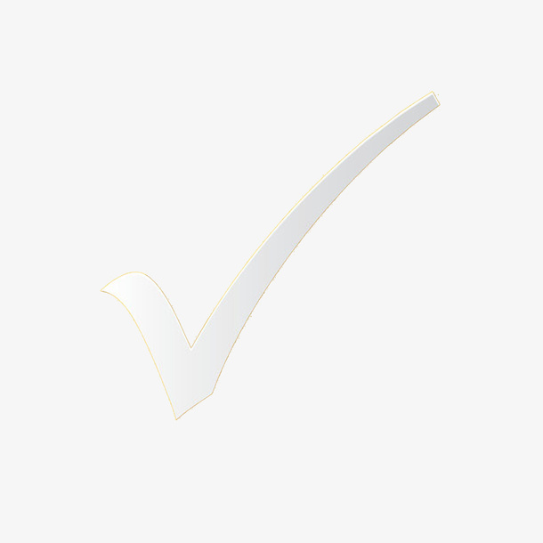 手绘白灰对勾免抠