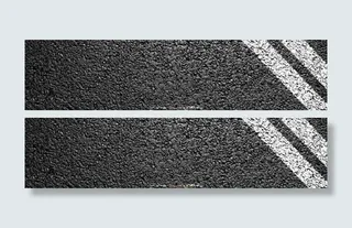 公路地面banner创意设计