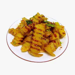 炸土豆美食免抠