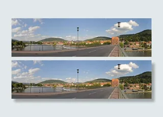 德国小镇背景海报图