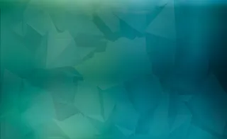 蓝绿色渐变三角海报免抠