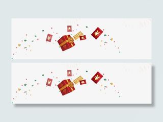 漂浮的红包礼物免抠