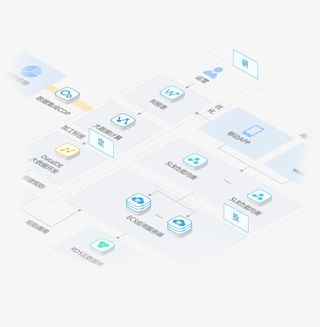 电商解决方案流程ui免抠