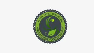 茶社圆标签LOGO免抠