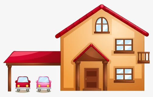 停车室下面的小轿车免抠