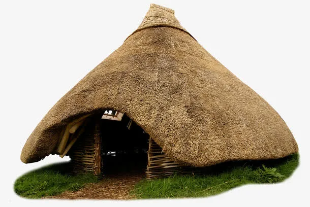 茅草屋免抠