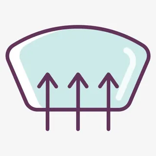 汽车热部分服务挡风玻璃挡风玻璃免抠