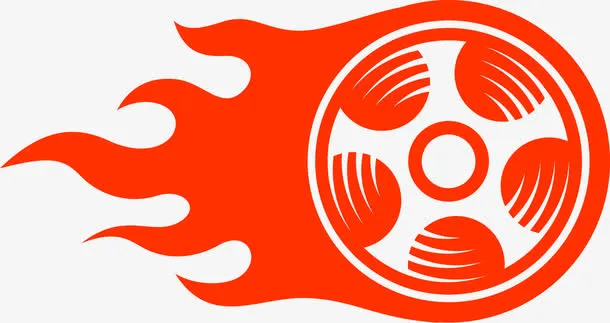 火焰轮胎免抠