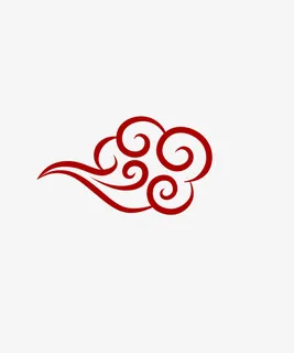 祥云复古元素装饰元素中式元素免抠