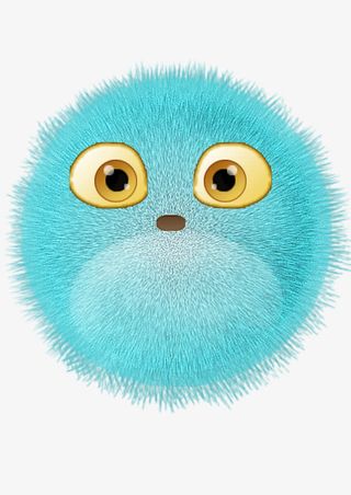 立体可爱装饰免抠