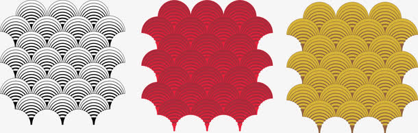 中国传统花纹免抠