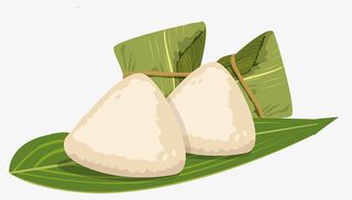 彩色端午节粽子美食元素免抠