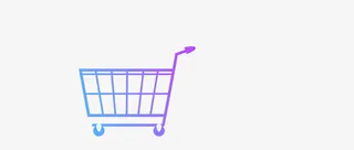 双十一购物车一个免抠