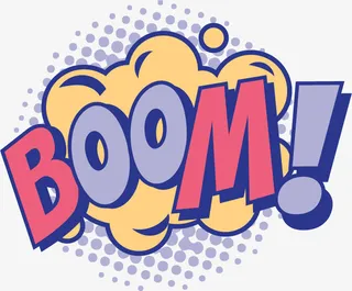 BOOM卡通图标免抠
