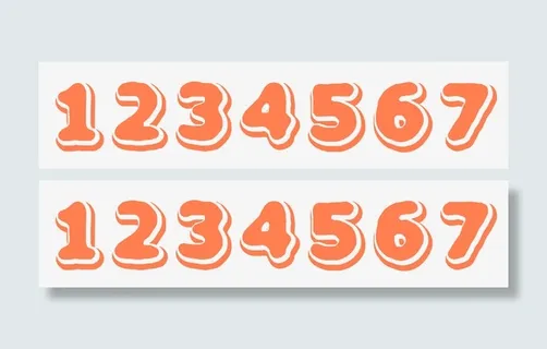 珊瑚色1234567免抠