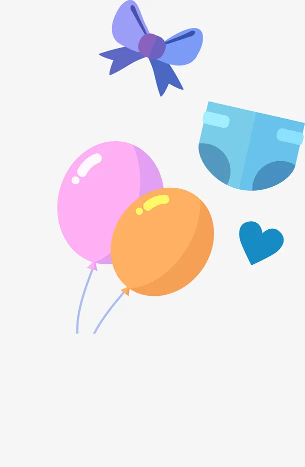 婴儿用具装饰素材免抠