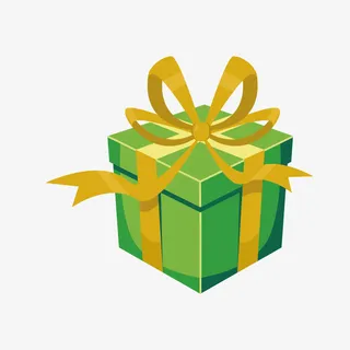 卡通文艺精美礼盒设计包装设计免抠