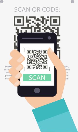 二维码宣传海报免抠