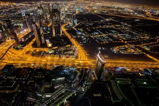 城市夜景淘宝承接页免抠