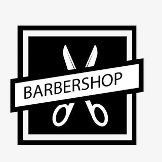 理发剪发标签免抠