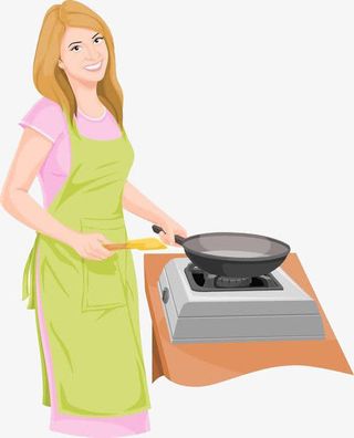 炒菜的妈妈免抠